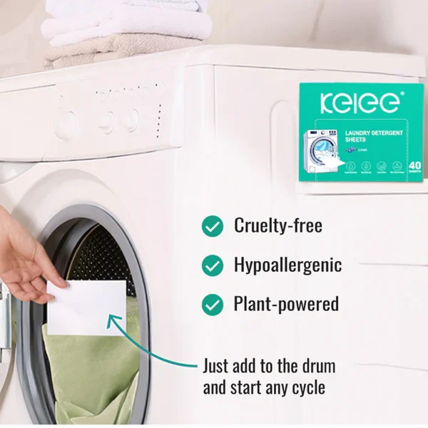 ⁦Kelee Laundry Detergent Sheets⁩ - الصورة ⁦7⁩
