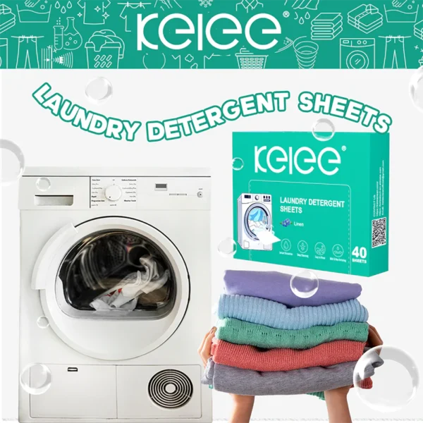 ⁦Kelee Laundry Detergent Sheets⁩ - الصورة ⁦5⁩