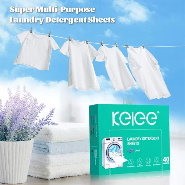 ⁦Kelee Laundry Detergent Sheets⁩ - الصورة ⁦2⁩